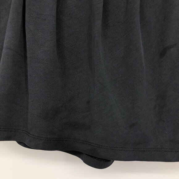 Splendid  Black Micro Mini Skirt elastic waist attached shorts (skort) SP - Picture 11 of 16